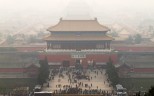 A general view of the Forbidden City when pollution in Beijing reached "hazardous" level. Photo: EPA