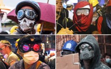 IN PICTURES: The masked faces of Hong Kong's Occupy protests