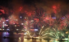 A spectacular fireworks show is planned for Victoria Harbour on New Year's Eve. Photo: Edward Wong