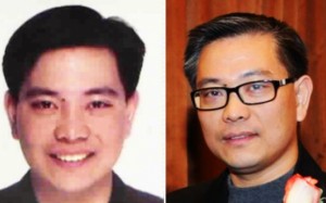 Cheng Muyang (left) as pictured in the Interpol Red Notice seeking his arrest, and Michael Ching Mo Yeung, pictured in Canada in 2011.  Photo: SCMP Pictures