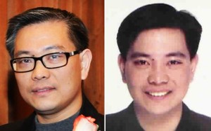 Michael Ching Mo Yeung, pictured in 2011 (left), and as he appears in Interpol's Red Notice under the name Cheng Muyang. Photo: SCMP Picture