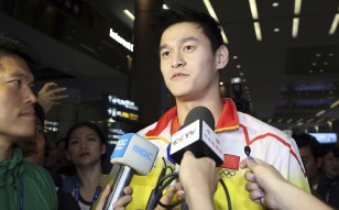 Sun Yang regularly trains on the Gold Coast with his Australian coach. Photo: AP