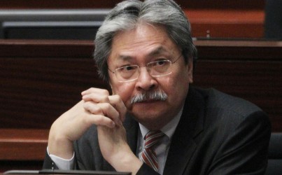 Financial Secretary John Tsang blamed Occupy in part for the dimmer economic outlook. 