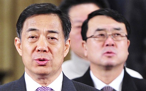 Bo Xilai (left) and Wang Lijun. Photo: Reuters