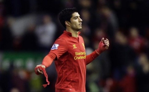 Liverpool's Luis Suarez has a reputation for going to ground easily. Photo: AP