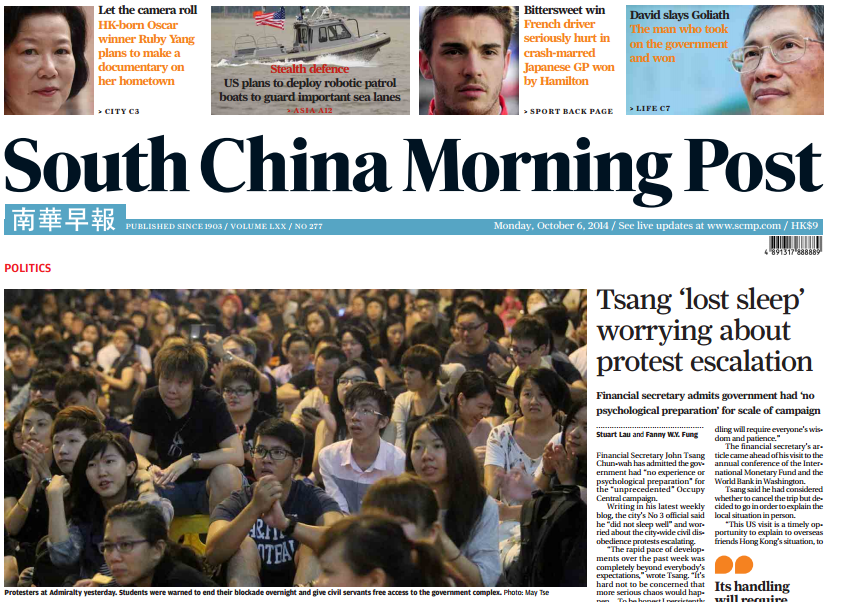Occupy Central Day Nine Full Coverage Of The Day S Events South