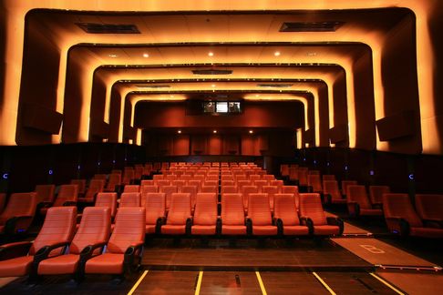 The vivid and comfortable AMC Pacific Place seating area for ultimate enjoyment of the audience.
