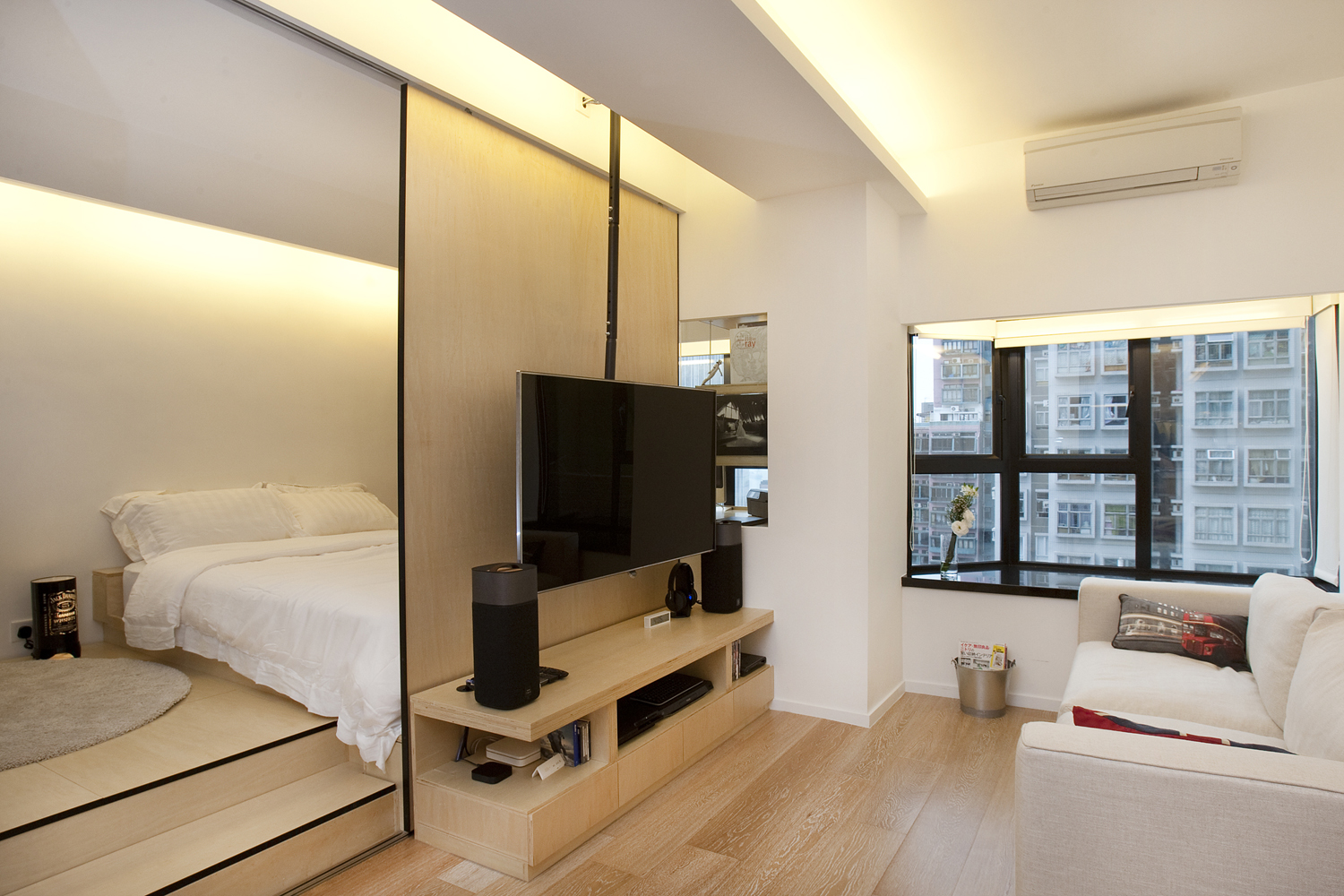 Inside the shape shifting 452 square foot Hong  Kong  flat 