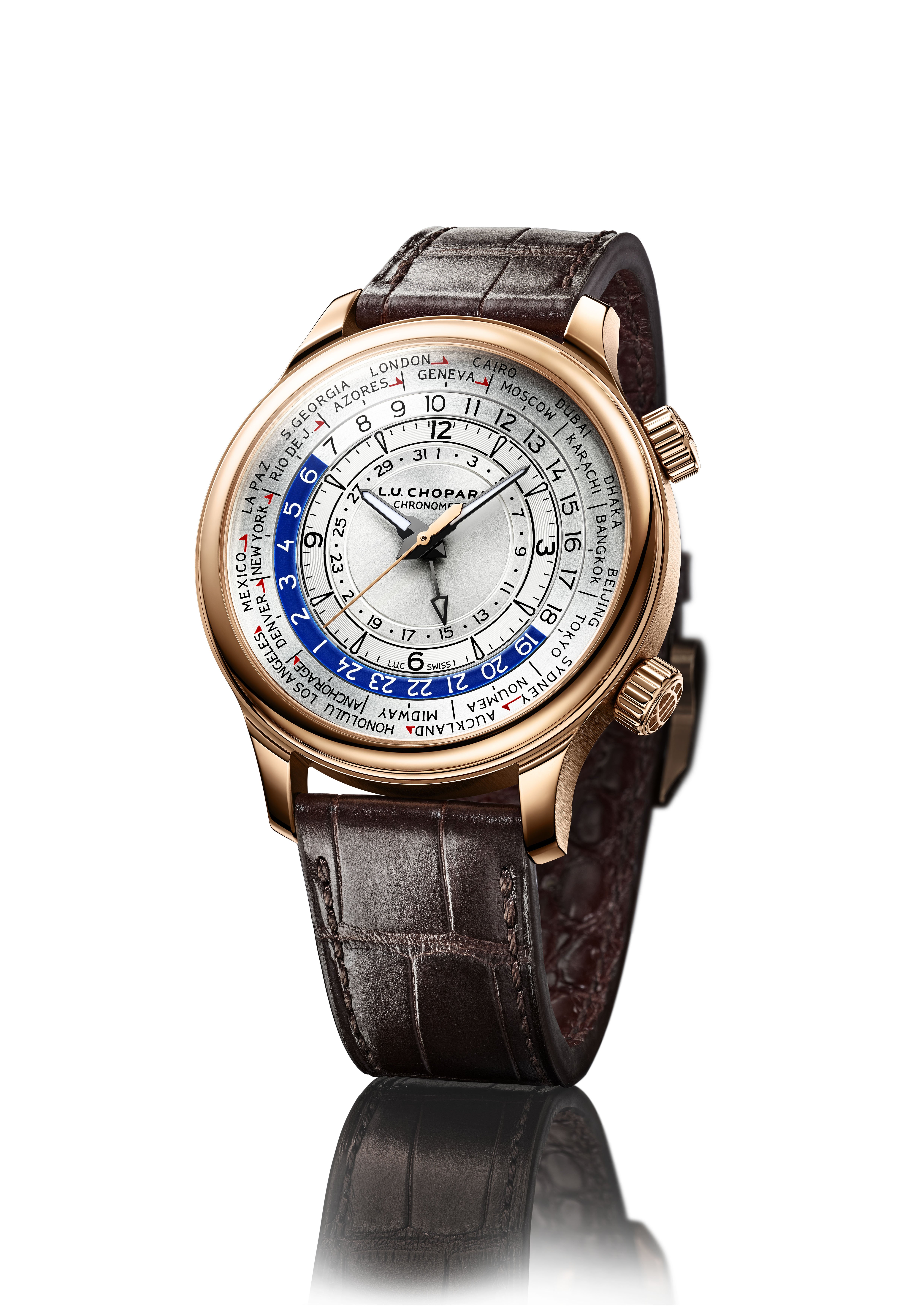 World time watches. Chopard manufacture часы.