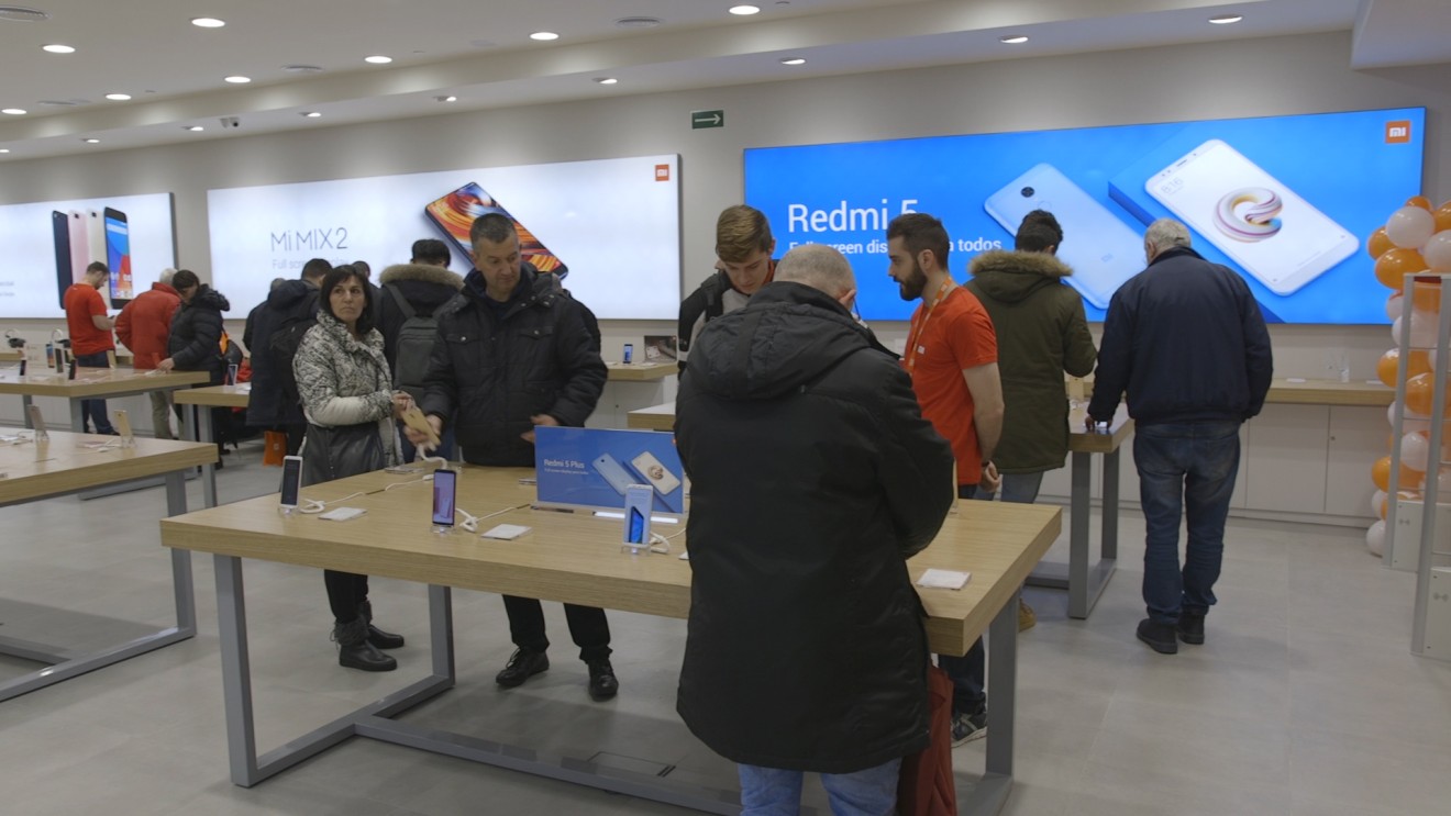 This store in Barcelona is Xiaomi's third store in Spain