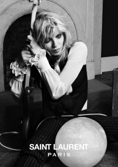 Courtney Love in the latest Saint Laurent campaign.