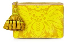 Courtney loveAnya Hindmarch's visit to Hong Kong last month persuaded us to revisit her clever spring-summer collection and, in particular, the Courtney pouch bags with oversized tassels. The mustard damask version (below; HK$5,450) is bright and sunny while the Valentine (bottom; also HK$5,450) is wonderfully tongue-in-cheek. Anya Hindmarch is in The Landmark, Central, tel: 3693 4133.