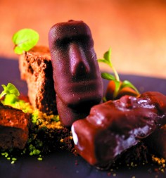 'Rapa Nui' chocolate dessert. Photo: Gary Mak