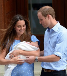 Whole world got all giddy over the royal baby. Photo: EPA