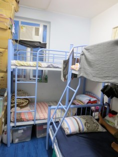 One of the crowded dormitories at Bethune House. Photo: Jonathan Levine