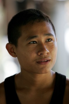 Kaw Wah, 15, was born in camp