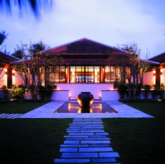 From the Legacy Retreat experience in Vietnam: Nam Hai Hoi An pool villa courtyard