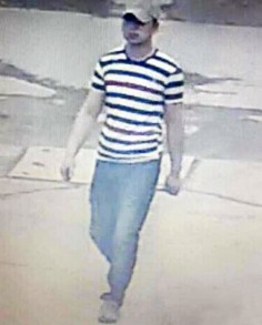Security footage of suspected restaurant bomber, Zhu Shibin. Photo: SCMP Pictures
