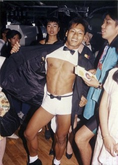 A costume party at Canton Disco.