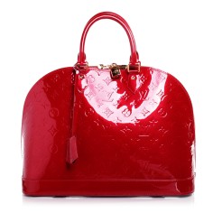 Louis Vuitton Alma PM Pomme D'Amour Red Monogram Vernis bag