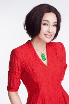 Actress Liu Xiaoqing in a Grace Chen dress.