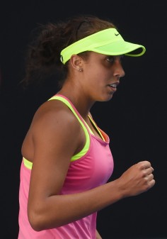 Madison Keys of the US will now meet Venus Williams in the quarter-finals at the Australian Open. Keys beat fellow American Madison Brengle. Photo: AFP 