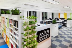 The offices of Amicus Interiors.  