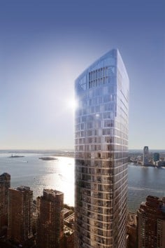 50 West in New York. In feng shui, the curves of the building are considered an embrace that holds in the energy. Photo: SCMP Pictures