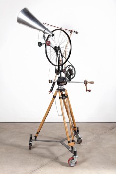 Bicycle Wheel (2011, mixed media)