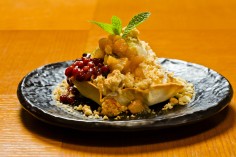 Aomori apple tart at Gonpachi.