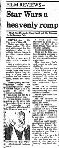 The original SCMP Star Wars review 1978