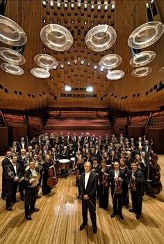 The Sydney Symphony Orchestra inside the Opera House.