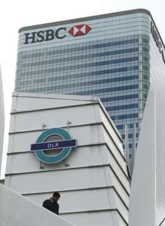 HSBC’s headquarters at Canary Wharf in London. Chief executive Stuart Gulliver told Sky TV in February the bank might move 20 per cent of its UK staff to France. Photo: Alastair Grant, AP