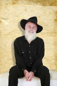 Author Terry Pratchett.