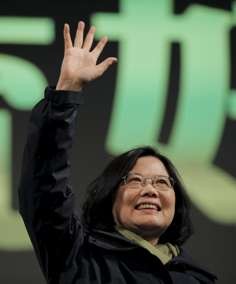 Tsai Ing-wen has slipped in opinion polls since taking office on May 20. Photo: Reuters