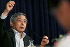 Haruhiko Kuroda, governor of the Bank of Japan. Photo: Bloomberg