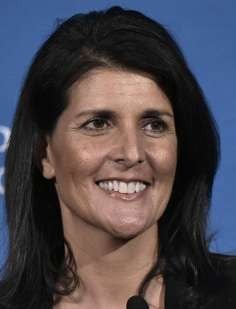 South Carolina Governor Nikki Haley, tapped for the post of ambassador to the UN, is one of the first women named to Trump’s cabinet. Photo: AFP