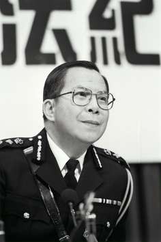 Police Commissioner Li Kwan-ha at a press conference to release new crime statistics. Photo: SCMP