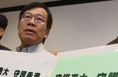 Chairman of the HKU Academic Staff Association Dr William Cheung Sing-wai have made his disapproval of Authur Li very public. Photo: Nora Tam