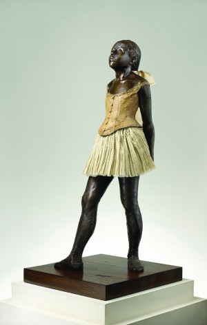 Degas’ celebrated Little Dancer, Aged Fourteen, takes pride of place at the exhibition.