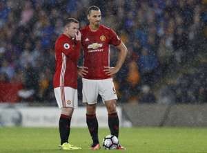 Wayne Rooney (left) and Zlatan Ibrahimovic. Photo: Reuters