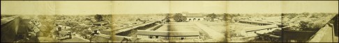 This panorama was taken by Felice Beato from then Peking's South Gate looking towards the Forbidden City. Photo courtesy of BNPS.co.uk