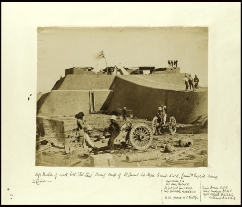The original caption reads, "left bastion of South Fort - 'Peh-Tang' ..." Photo by Felice Beato, courtesy of BNPS.co.uk. 