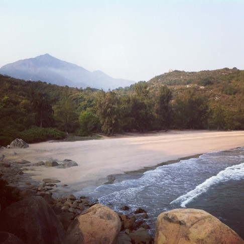 A secluded beach on Lantau Island where I spent my birthday this year. Photo: Jeanette Wang