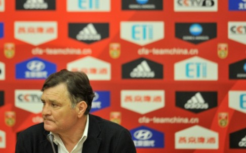 China's head coach Jose Antonio Camacho. Photo: Xinhua