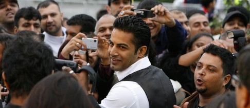 Actor Upen Patel at the world premiere of The Train in Castleford, England, during the 2007 Sheffield awards.