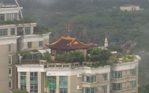 The rooftop temple