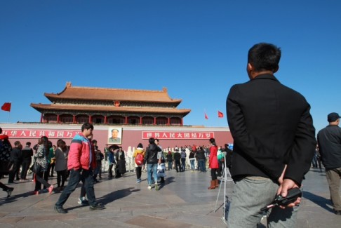 Tiananmen Square has returned to normal on Tuesday amid tight security. Photo: Simon Song