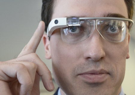 Google Glass is currently in a beta stage and has received positive early reviews. Photo: AP