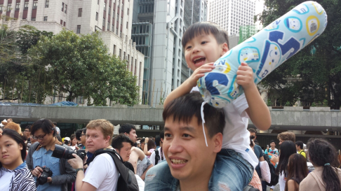 People of all ages took place in the event, which happens around the world. Photo: SCMP 